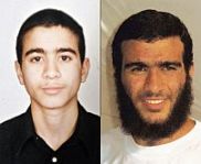 Omar Khadr in 2002 and 2010