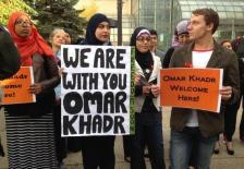 120 supporters for Omar Khadr